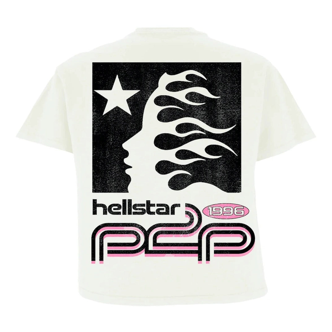 Hellstar Sport Logo T-Shirt White - T-shirt - Hellstar