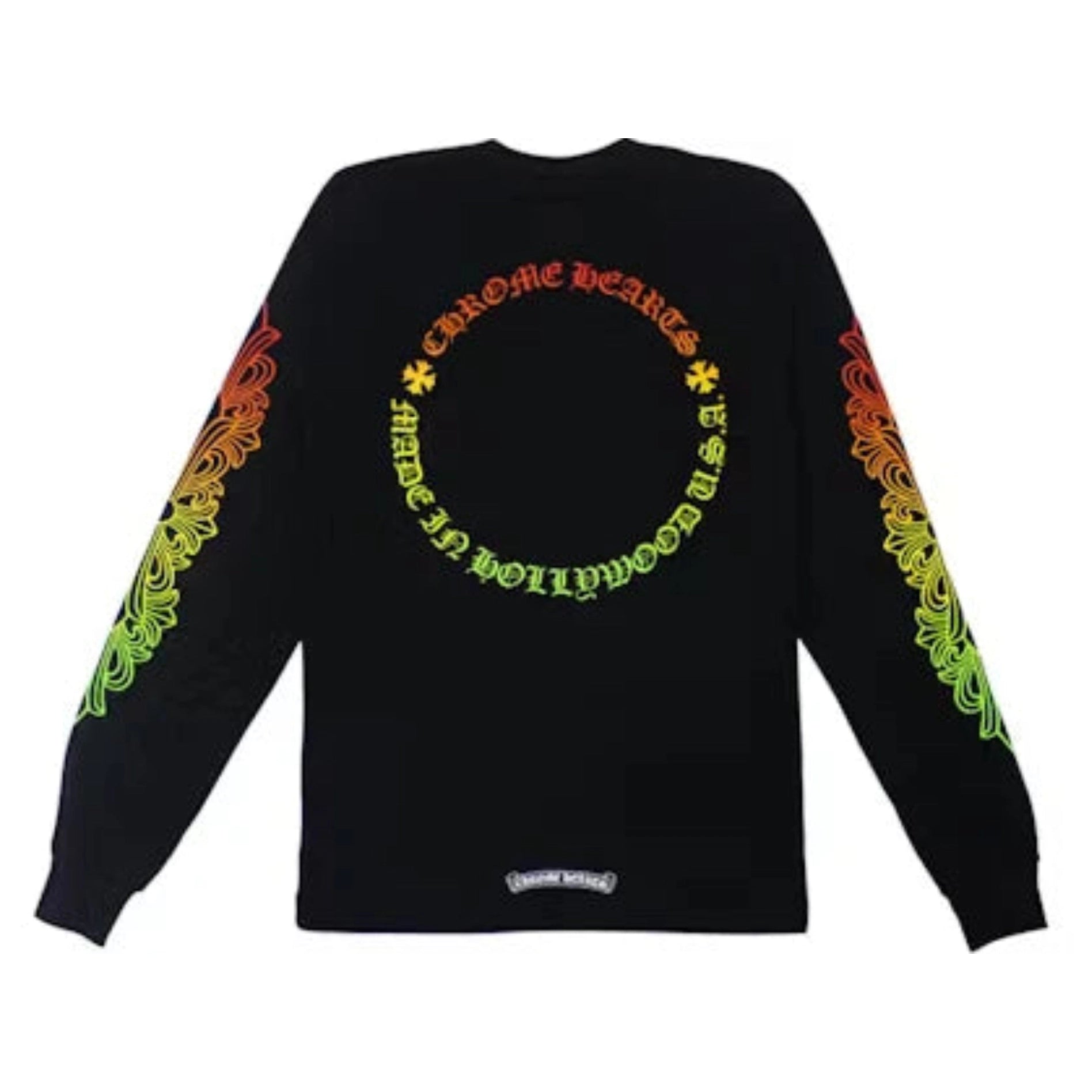 Chrome Hearts Floral Sleeve Gradient L/S T-shirt - Longsleeves - Chrome Hearts