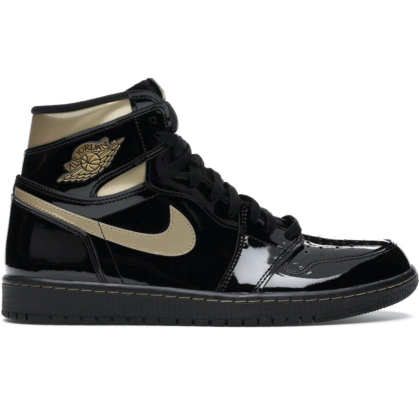 Jordan 1 Retro High Black Metallic Gold (2020) - Air Jordan