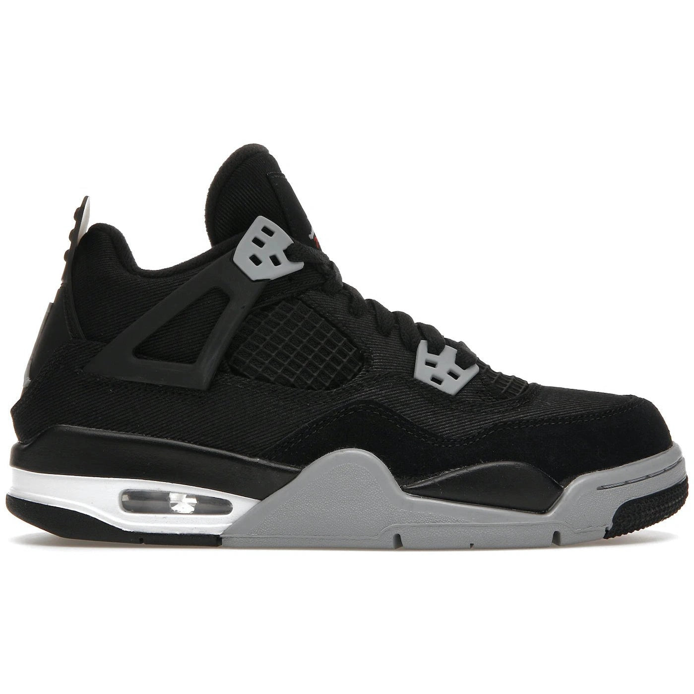 Jordan 4 Retro Black Canvas (GS) - Air Jordan