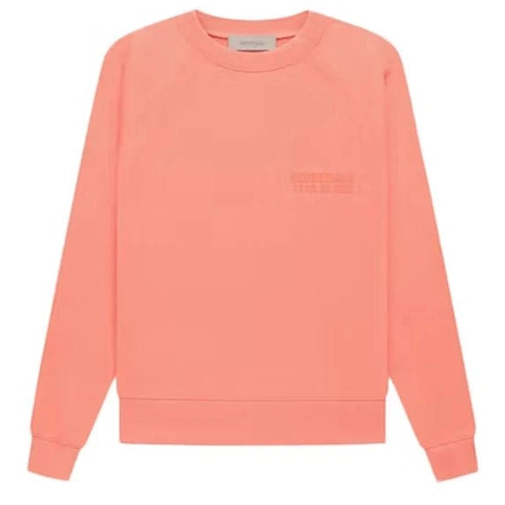 Fear of God Essentials Crewneck Coral - Sweatshirt - Fear of God Essentials