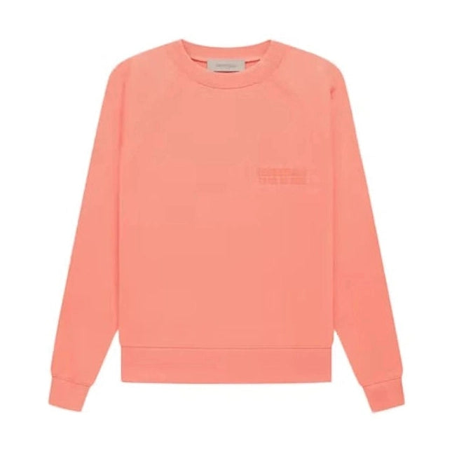 Fear of God Essentials Crewneck Coral - Sweatshirt - Fear of God Essentials