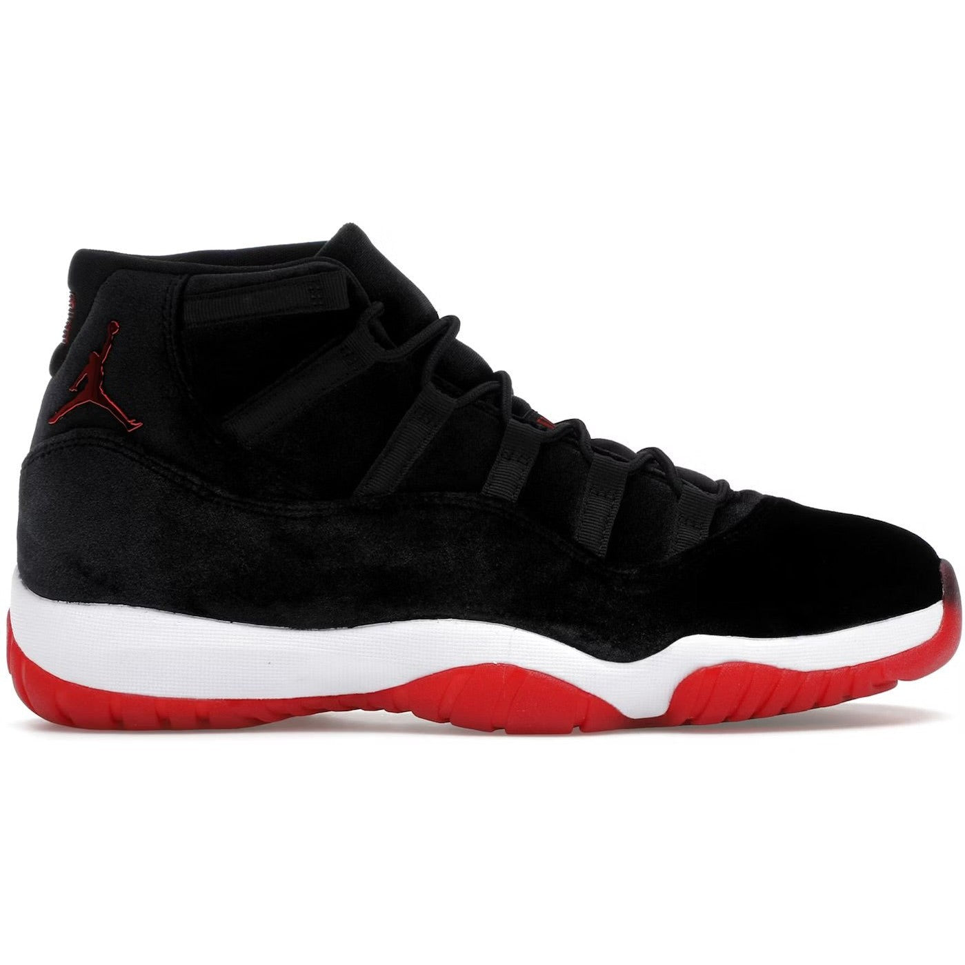 Jordan 11 Retro Bred Velvet (Women's) - Air Jordan