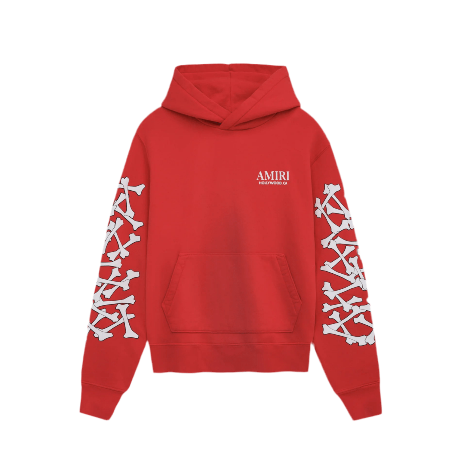 AMIRI Red Bones Stacked Hoodie - Hoodie - Amiri