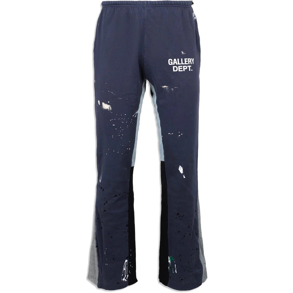 Gallery Dept. Painted Flare Sweat Pants Navy - Sweatpants - Gallery Dept.