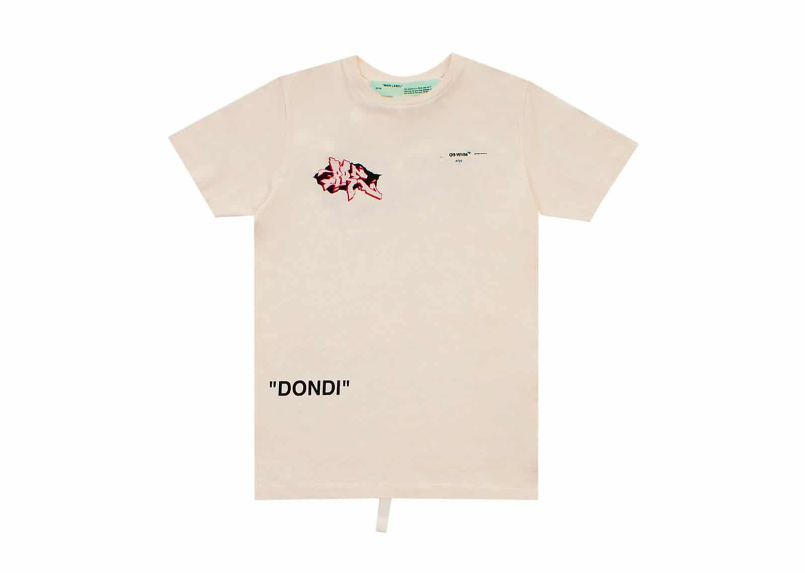 Off White Dondi Graffiti Off White Tee - T-shirt - OFF - WHITE