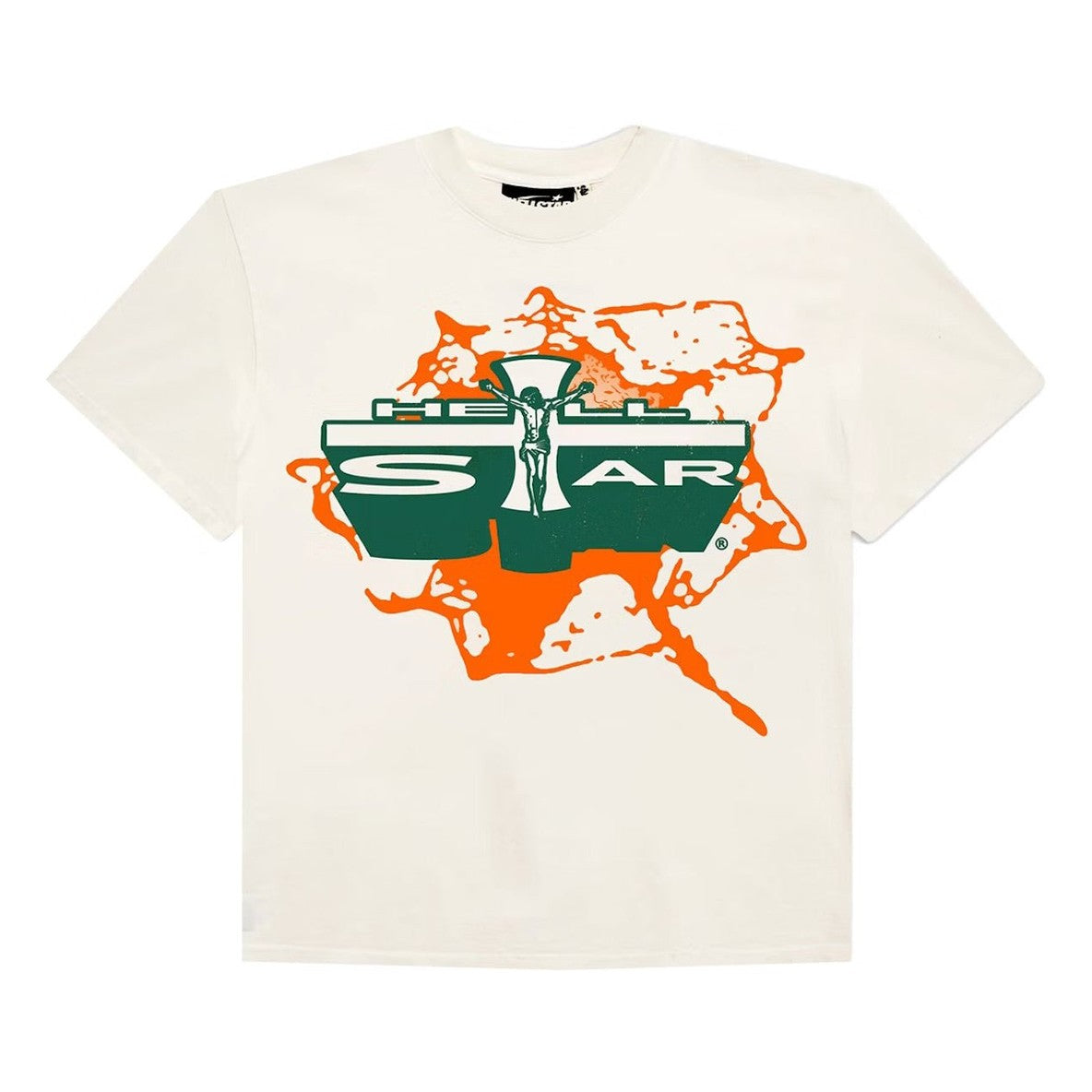 Hellstar Jesus T-Shirt White - T-shirt - Hellstar