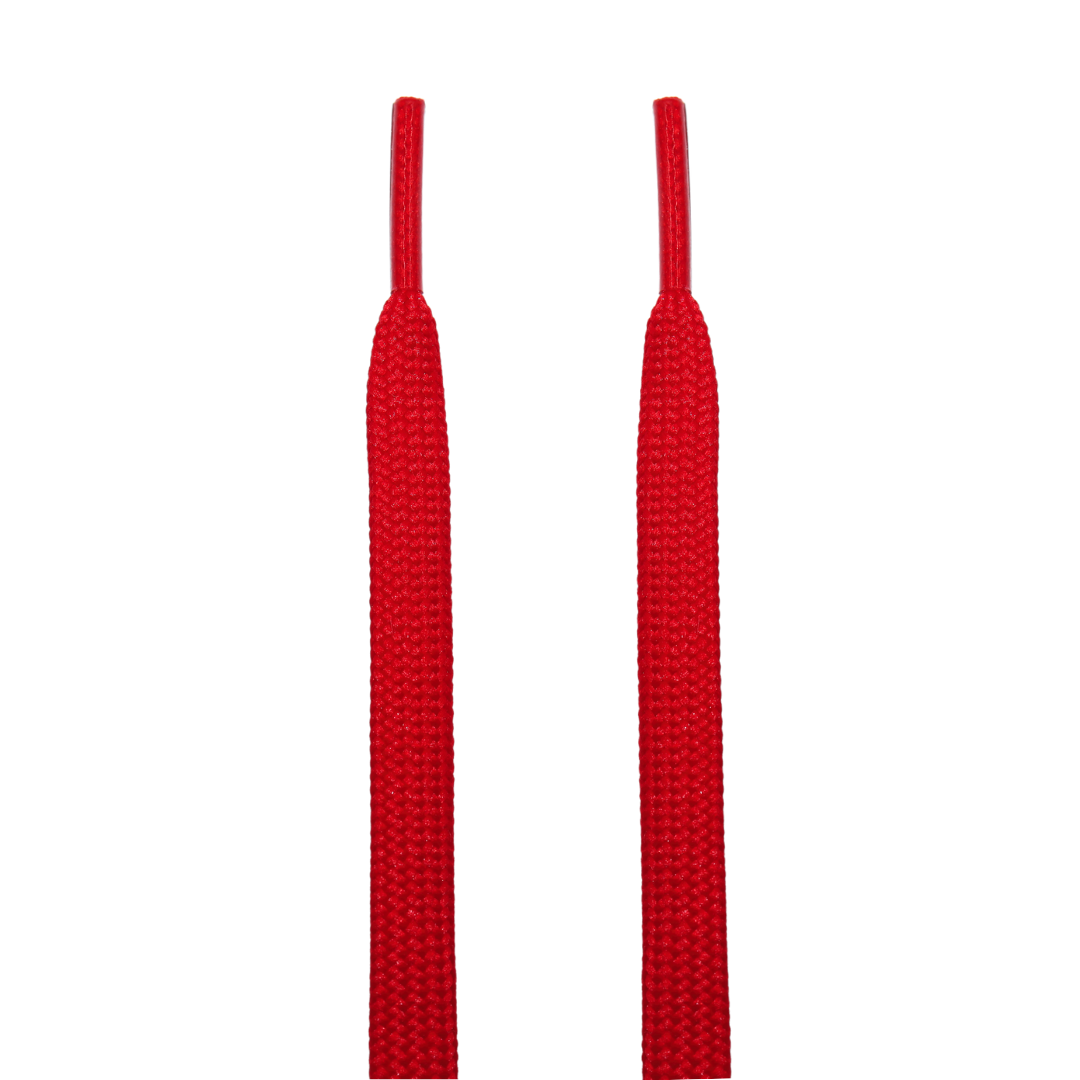 Varsity Red Dunk Flat Shoelaces