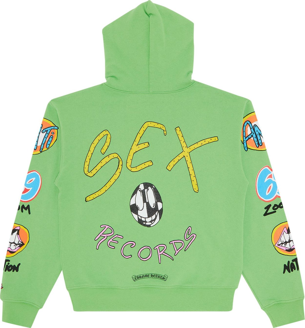 Chrome Hearts Matty Boy Sex Records Hoodie 'Green'