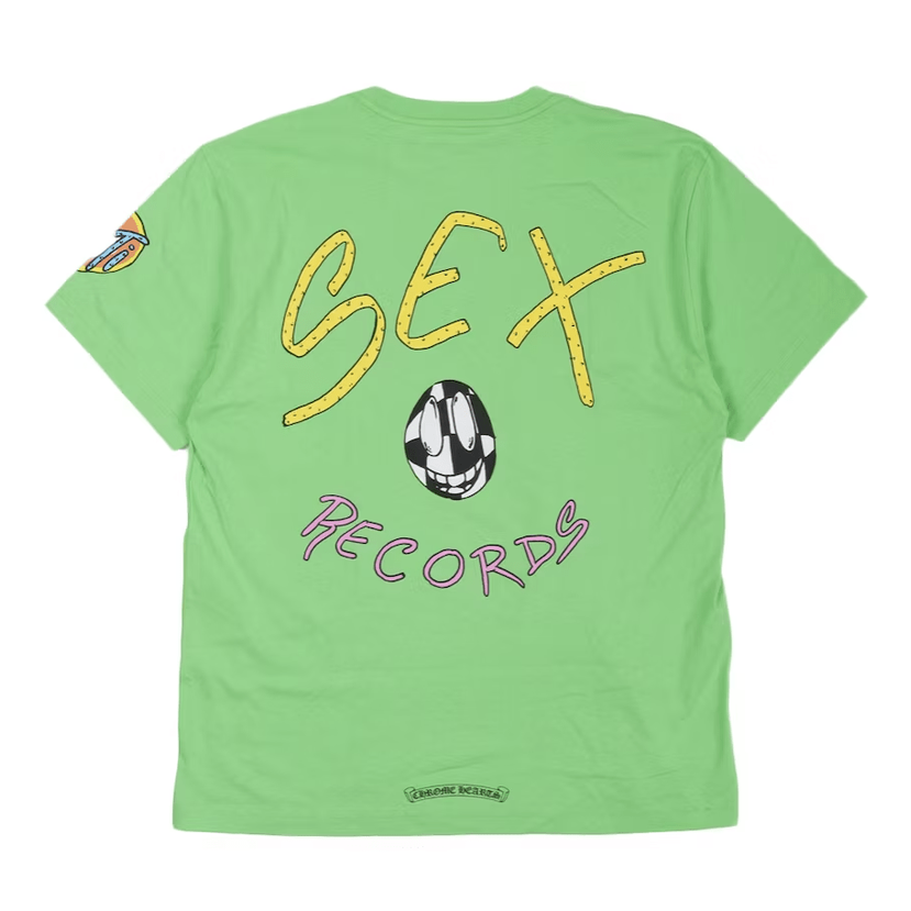 Chrome Hearts Matty Boy Sex Records T-shirt 'Citrus' - T-shirt - Chrome Hearts