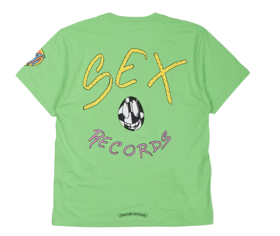 Chrome Hearts Matty Boy Sex Records T-shirt 'Citrus'