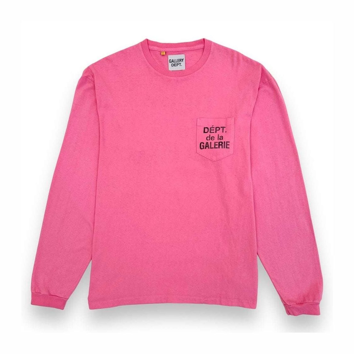 GALLERY DEPT. LOGO - PRINT LONG SLEEVE T - SHIRT SALMON - Longsleeves - Gallery Dept.