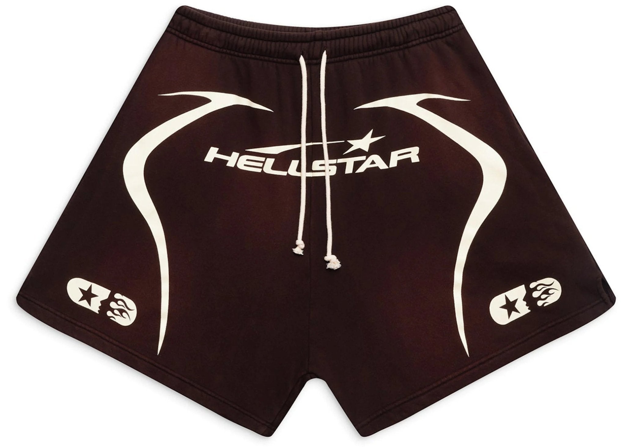 Hellstar Warm Up Shorts Brown - Hellstar