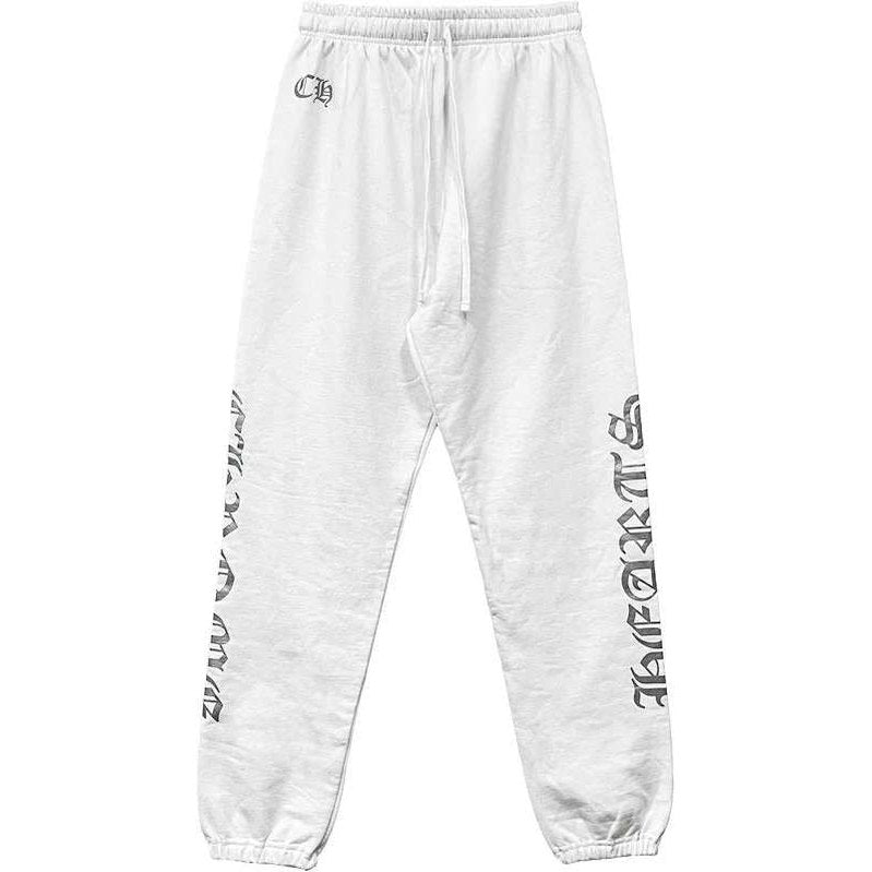 Chrome Hearts Monogram Sweatpants 'White/Silver - Sweatpants - Chrome Hearts