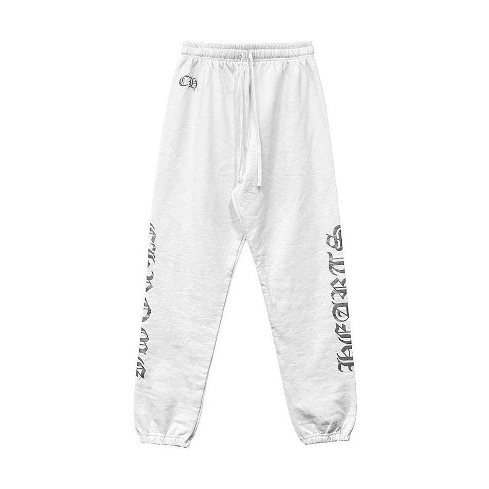 Chrome Hearts Monogram Sweatpants 'White/Silver - Sweatpants - Chrome Hearts