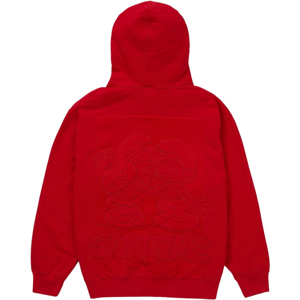 Supreme Smurfs Hooded Sweatshirt Red - Sweatshirt - Kulture Klash Inc.
