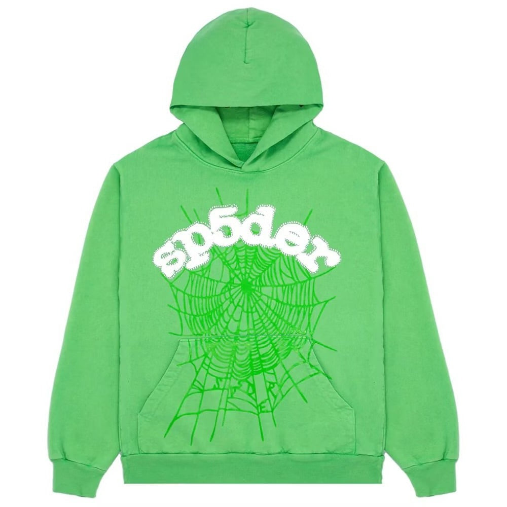 Sp5der Web Hoodie Slime Green - Hoodie - Sp5der
