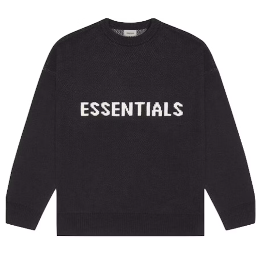 Fear of God Essentials Knit Sweater Dark Slate/Stretch Limo/Black - Sweatshirt - Fear of God Essentials