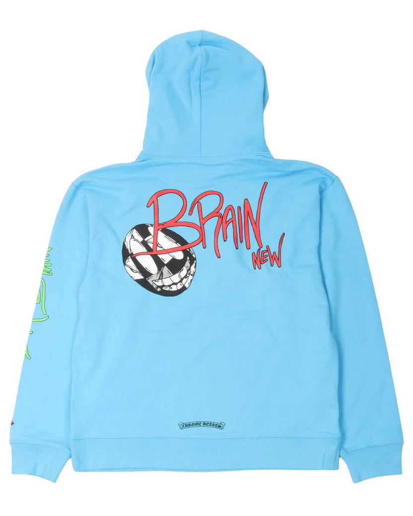 Chrome Hearts Matty Boy Brain Hoodie Blue