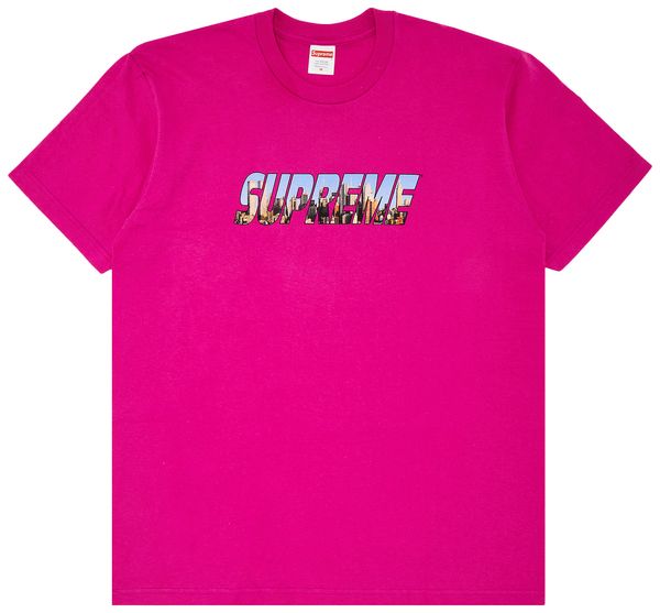 Supreme Gotham Tee 'Magenta'