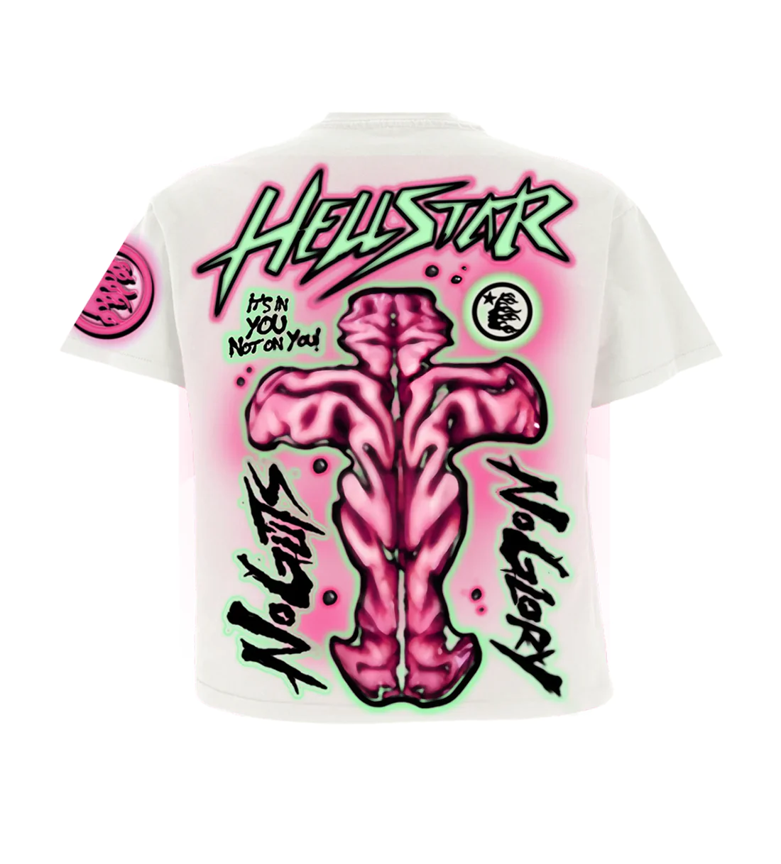 Hellstar Studios No Guts Glory Tee 'Cream'