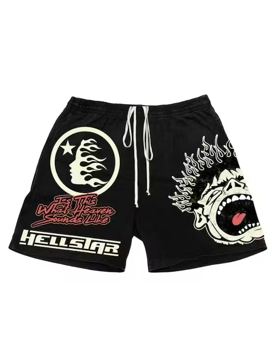 Hellstar Studios Noise Sweatshorts Vintage