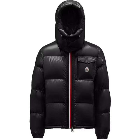 Moncler Montbeliard Short Down Jacket Black - Jacket - Moncler