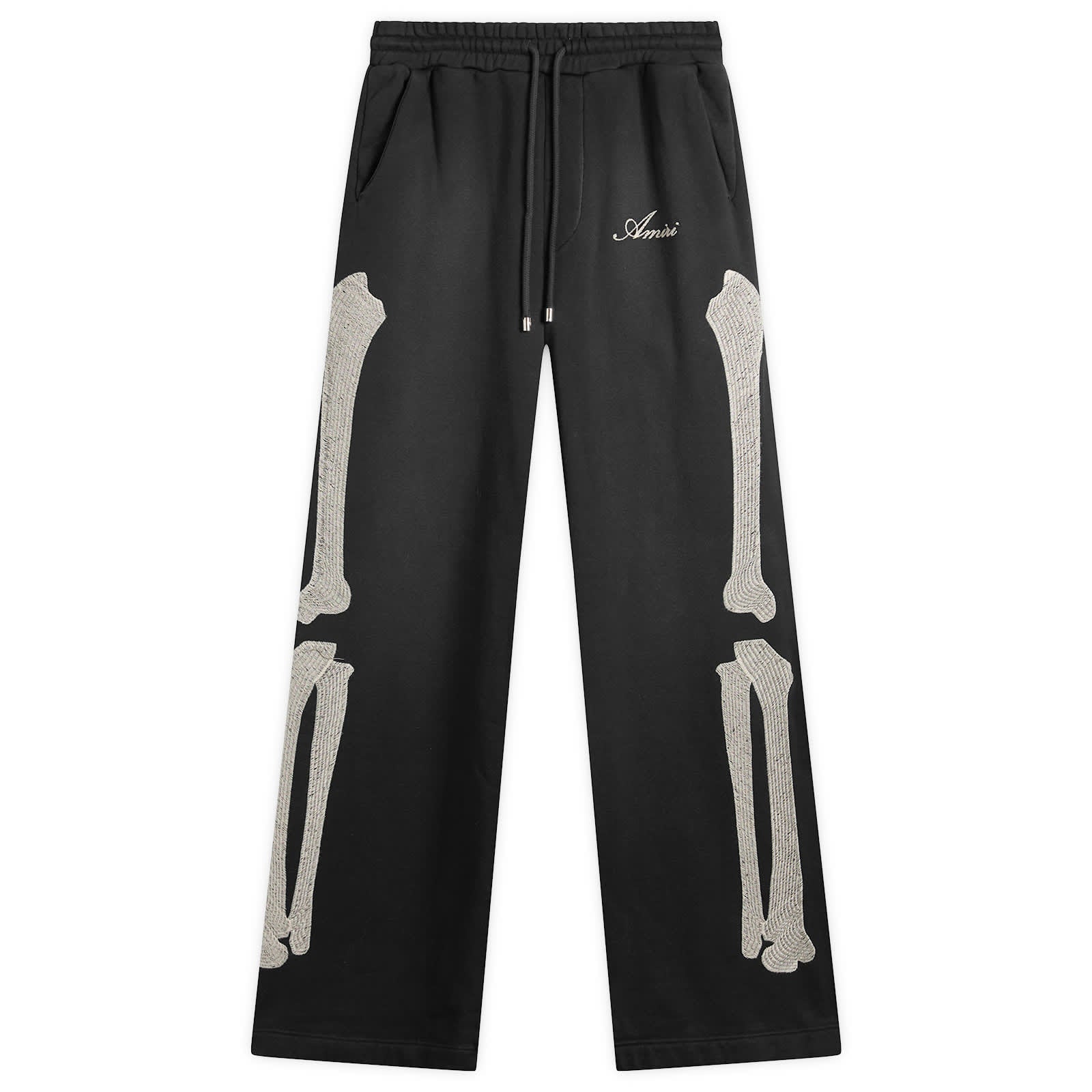Amiri Bones Oversized Sweatpants Black