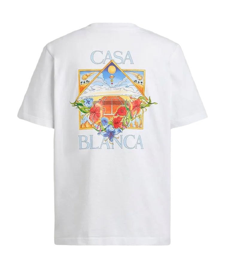 Casablanca Flower Court Graphic T-Shirt