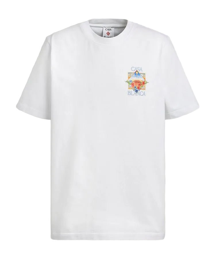 Casablanca Flower Court Graphic T-Shirt