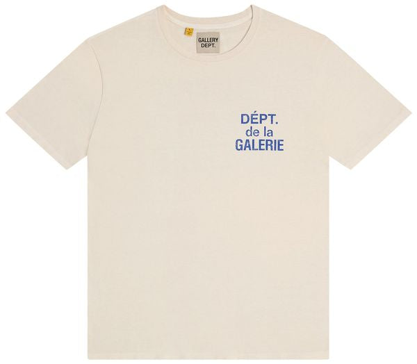 Gallery Dept. French Tee 'Cream/Blue’