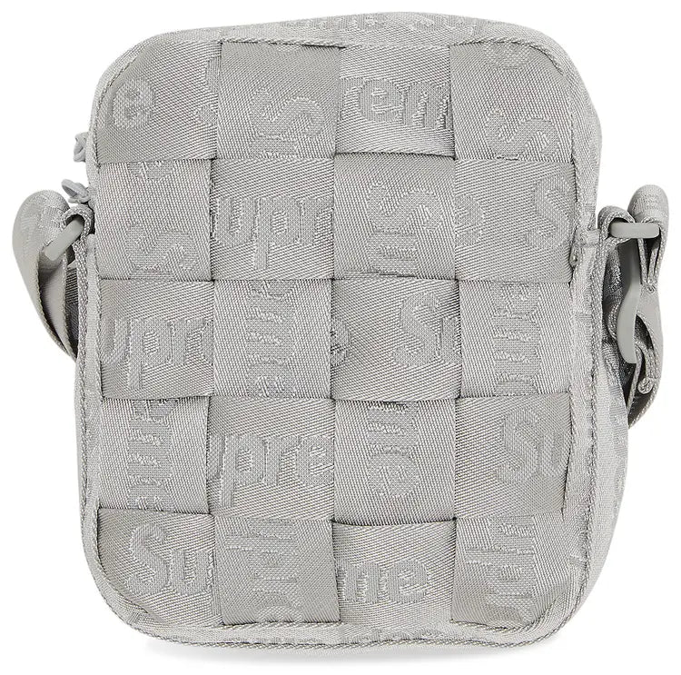 Supreme Woven Shoulder Bag 'Grey'