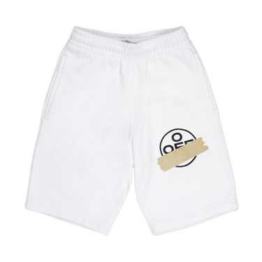 Off-White Tape Arrows Sweatshorts 'White/Beige'