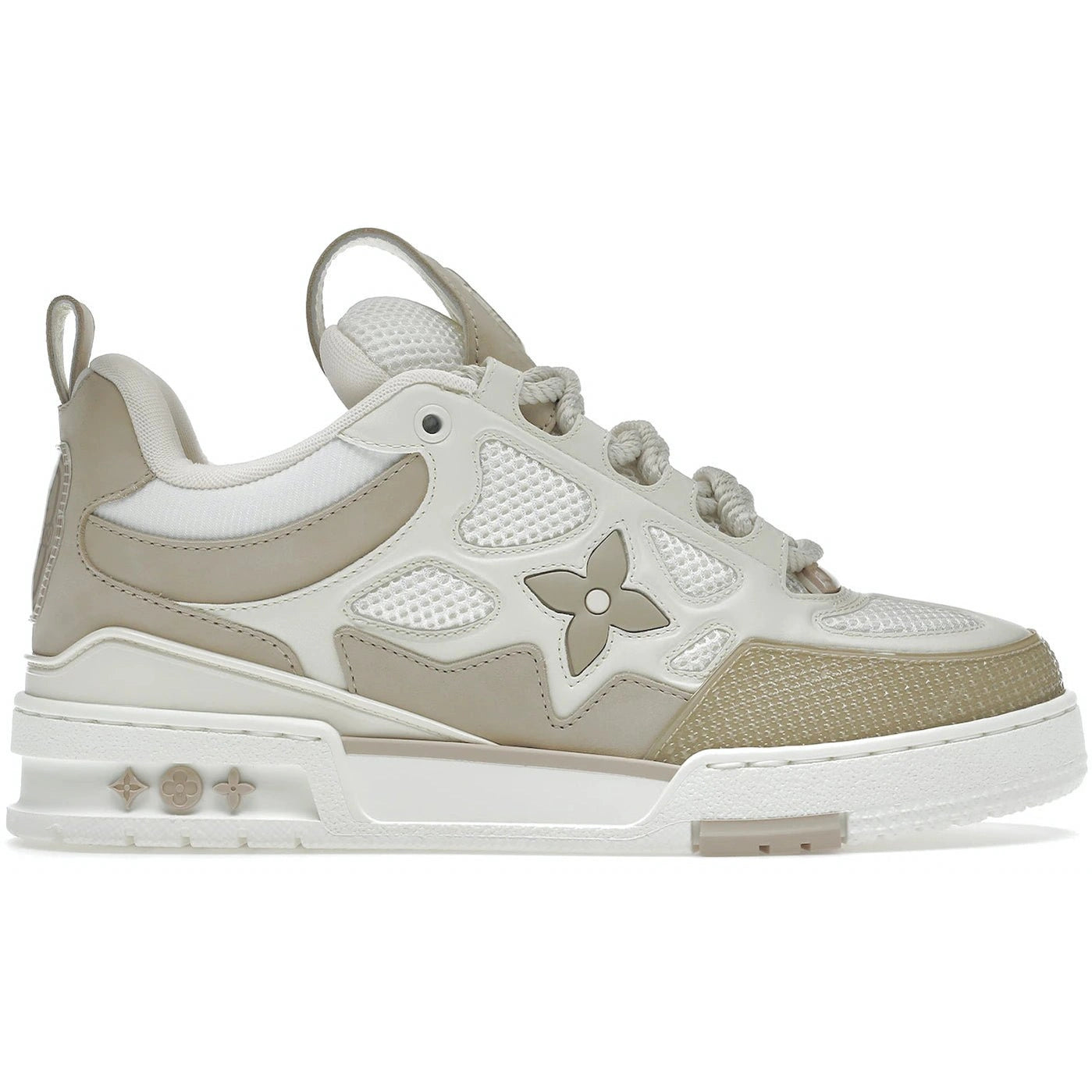 Louis Vuitton LV Skate Sneaker Beige White - Kulture Klash
