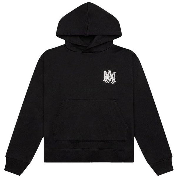 Amiri Crystal Embellished Ma Hoodie 'Black' - Hoodie - Amiri