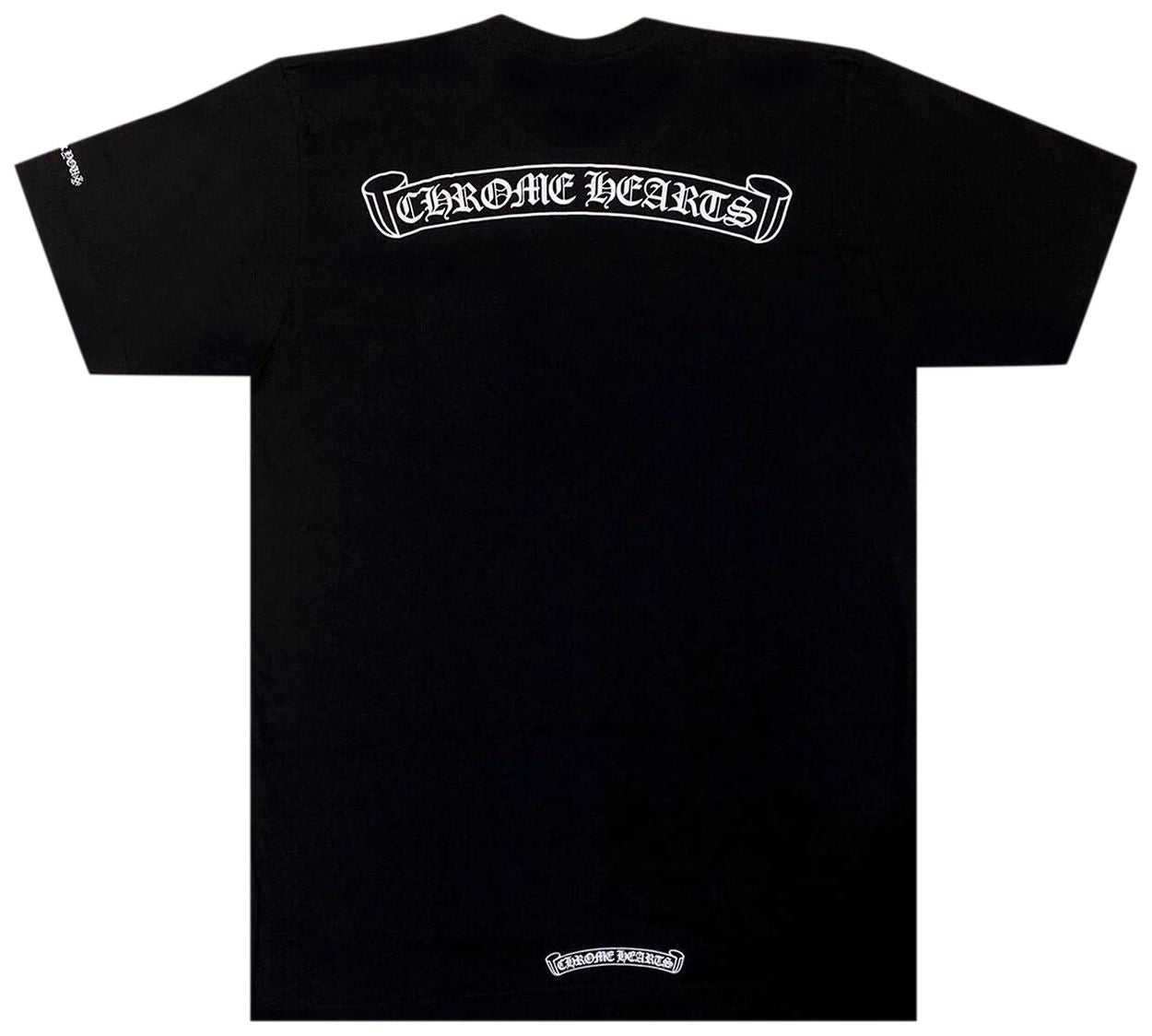 Chrome Hearts Scroll Logo T-Shirt 'Black' - T-shirt - Chrome Hearts