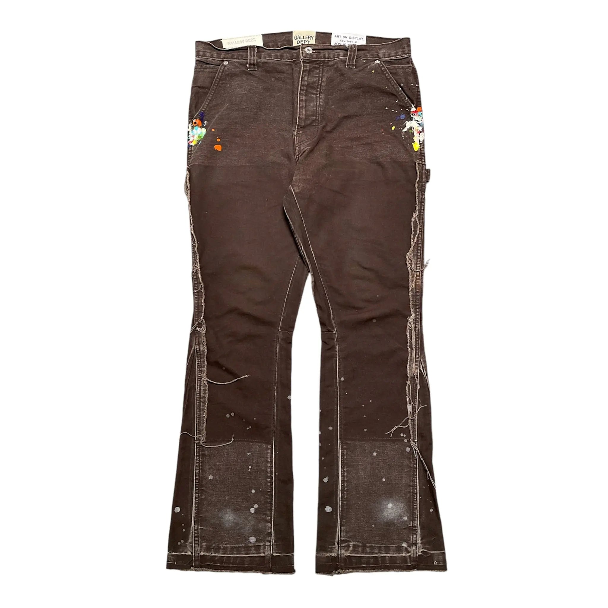 Gallery Department LA Flare Paint Splatter Carpenter Pants D - Jeans - Gallery Dept.