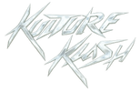 Metallic 'Kreator' logo on a white background