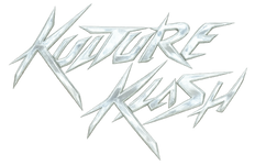 Metallic 'Kreator' logo on a white background