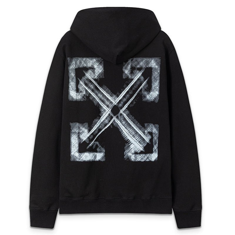 Off - White Logo Pattern Arrow Printed Hoodie - Hoodie - OFF - WHITE
