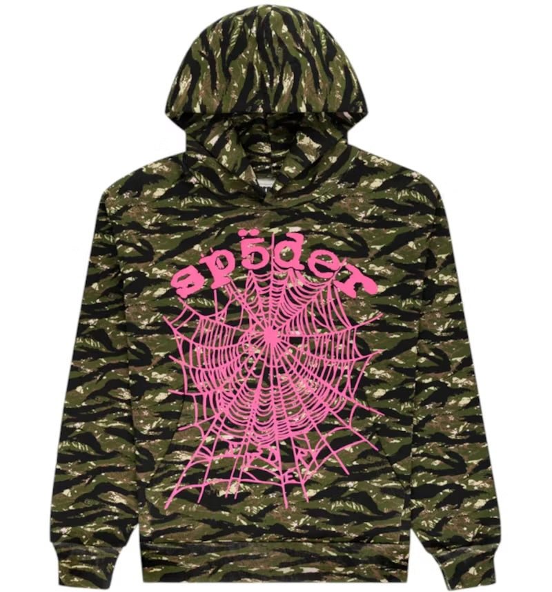 Sp5der OG Web V2 Tiger Camo Hoodie - Hoodie - Sp5der